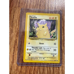 Pokemon - Single Trading Card - Pikachu 58/102 - Normal